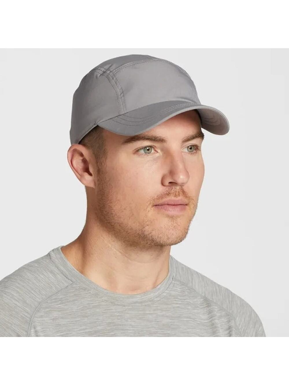 VRST Men One Size Grey 5 Panel Enthusiast Hat Adjustable Active Cap K31-15
